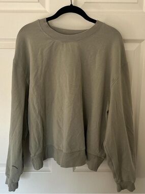 Abercrombie & Fitch Sage Green Pullover Sweatshirt